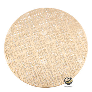 Carpeta (Plato Base) P118-RED Oro 38 cm. (PVC)