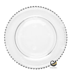 Plato Base P12-PER Plata 33cm (Cristal)