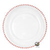 Plato Base P12-PER Rosa Oro 33cm (Cristal)