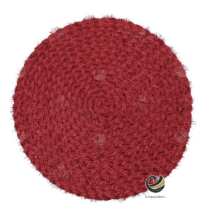 Carpeta (Plato Base) P120-CON Rojo 38 cm. (PVC)
