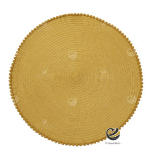Carpeta (Plato Base) P122-PER Oro 38 cm. (PVC)