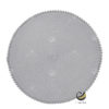 Carpeta (Plato Base) P122-PER Plata 38 cm. (PVC)