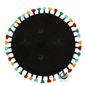 Carpeta (Plato Base) P123-TIR Negro 40 cm. (PVC)