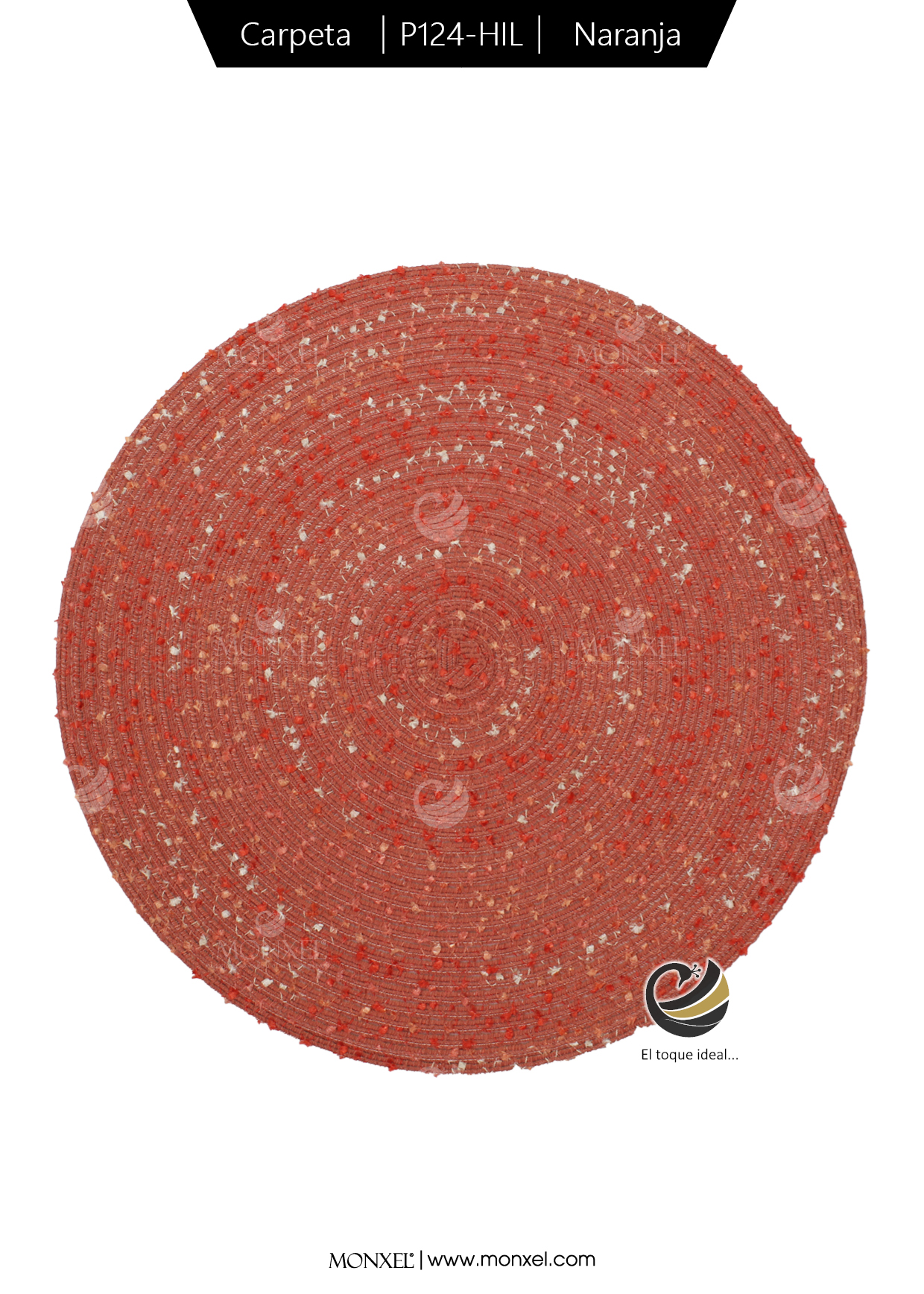 Carpeta (Plato Base) P124-HIL Naranja 38 cm. (PVC)