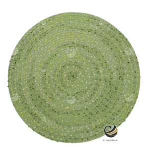 Carpeta (Plato Base) P124-HIL Verde 38 cm. (PVC)