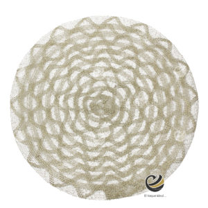 Carpeta (Plato Base) P125-AZT Oro 38 cm. (PVC)