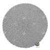 Carpeta (Plato Base) P127-TRE Plata 38 cm. (PVC)