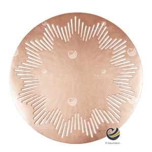 Carpeta (Plato Base) P131-STA Rosa Oro 39 cm. (PVC)