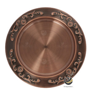 Plato Base P140-GRE Bronce 30 cm. (Acero Inoxidable)