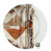 Funda Plato Base P145-VIE Kaqui 40 cm. (Textil)