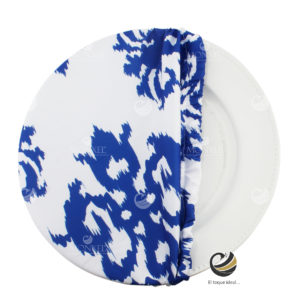 Funda Plato Base P154-TAL Azul Rey 40 cm. (Textil)