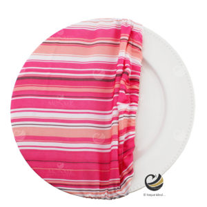Funda Plato Base P157-RAY Chicle 40 cm. (Textil)