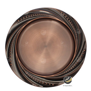 Plato Base P58-IND Bronce 30 cm. (Acero Inoxidable)