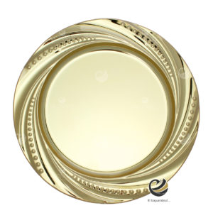 Plato Base P58-IND Oro 30 cm. (Acero Inoxidable)