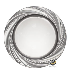 Plato Base P58-IND Plata 30 cm. (Acero Inoxidable)