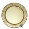 Plato Base P61-GRE Oro 33 cm. (Acero Inoxidable)