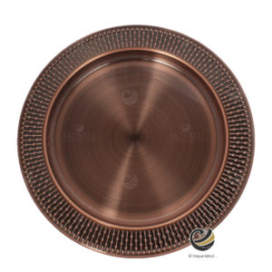 Plato Base P62-TIR Bronce 33 cm. (Acero Inoxidable)