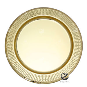 Plato Base P62-TIR Oro 33 cm. (Acero Inoxidable)