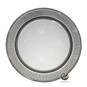 Plato Base P62-TIR Plata 33 cm. (Acero Inoxidable)