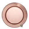 Plato Base P63-SNA Rosa Oro 30 cm. (Acero Inoxidable)