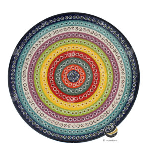 Plato Base P88-BAR Multicolor 33 cm. (Barro)