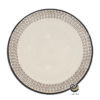 Plato Base P91-BAR Blanco 33 cm. (Barro)