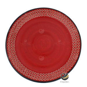 Plato Base P91-BAR Rojo 33 cm. (Barro)