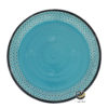 Plato Base P91-BAR Turquesa 33 cm. (Barro)