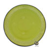 Plato Base P91-BAR Verde Limón 33 cm. (Barro)