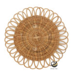 Plato Base P92-TAU Natural 31.5cm. (Ratán Natural)