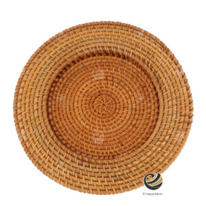 Plato Base P99-VUN Natural 31.5cm. (Ratán Natural)