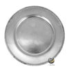 Plato Base P16-TRE Plata 33 cm. (Polipropileno)