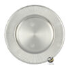 Plato Base P177-OLA Plata 33 cm. (Polipropileno)