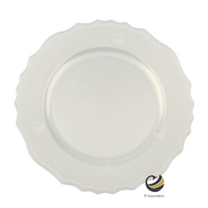 Plato Base P178-CRO Perla 33 cm. (Polipropileno)
