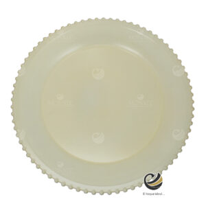 Plato Base P18-PER Ivory 33 cm. (Polipropileno)