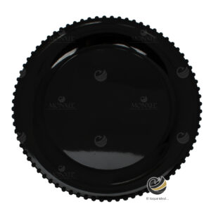 Plato Base P18-PER Negro 33 cm. (Polipropileno)