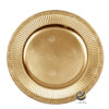 Plato Base P26-OLA Oro 33 cm. (Polipropileno)