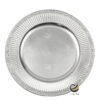 Plato Base P26-OLA Plata 33 cm. (Polipropileno)