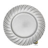 Plato Base P35-WAV Plata 33 cm. (Polipropileno)