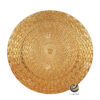 Plato Base P179-NUD Oro 33 cm. (Polipropileno)