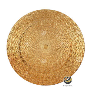 Plato Base P179-NUD Oro 33 cm. (Polipropileno)