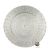 Plato Base P179-NUD Plata 33 cm. (Polipropileno)