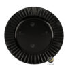 Plato Base P01-OLA Negro 33 cm. (Polipropileno)