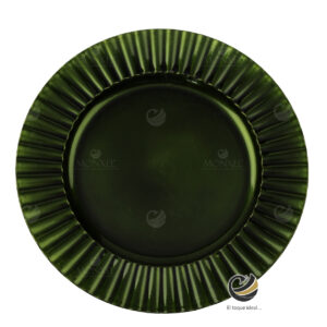 Plato Base P01-OLA Verde Olivo 33 cm. (Polipropileno)
