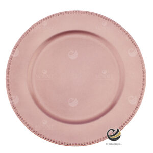 Plato Base P02-BOL B Mauve 33 cm. (Polipropileno)