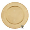Plato Base P02-BOL B Oro 33 cm. (Polipropileno)