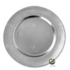Plato Base P02-BOL Plata 33 cm. (Polipropileno)