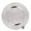 Plato Base P04-MOS Plata 33 cm. (Polipropileno)