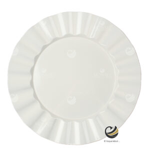 Plato Base P10-RUF Blanco 33 cm. (Polipropileno)