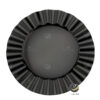 Plato Base P10-RUF Negro 33 cm. (Polipropileno)